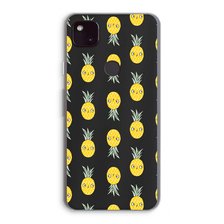 Ananas: Google Pixel 4a 5G Transparant Hoesje