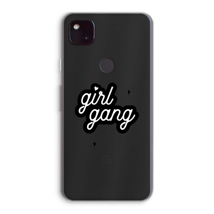 Girl Gang: Google Pixel 4a 5G Transparant Hoesje