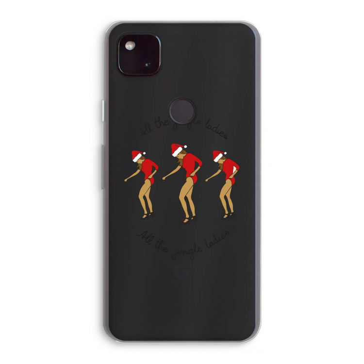 Jingle Ladies: Google Pixel 4a 5G Transparant Hoesje