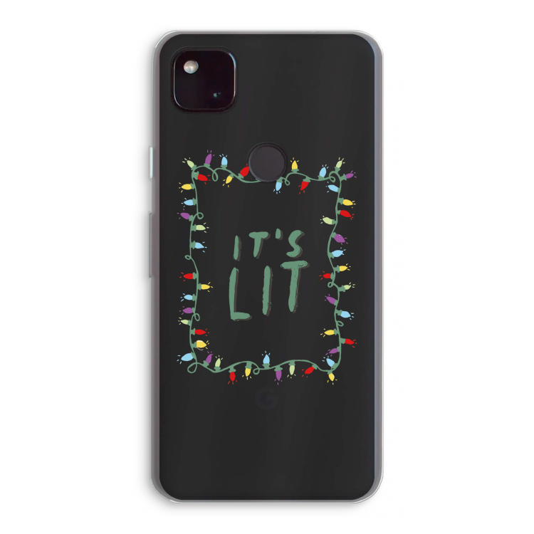It's Lit: Google Pixel 4a 5G Transparant Hoesje