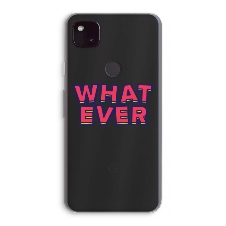 Whatever: Google Pixel 4a 5G Transparant Hoesje