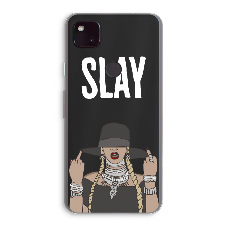 Slay All Day: Google Pixel 4a 5G Transparant Hoesje
