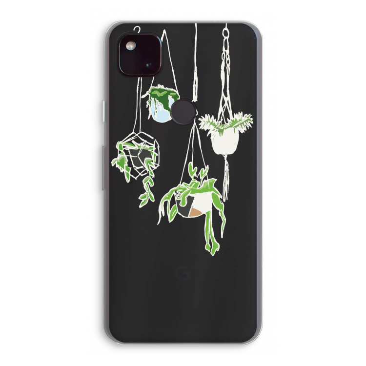 Hang In There: Google Pixel 4a 5G Transparant Hoesje