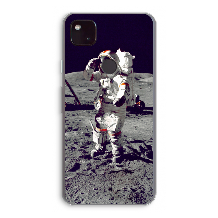 Spaceman: Google Pixel 4a 5G Transparant Hoesje
