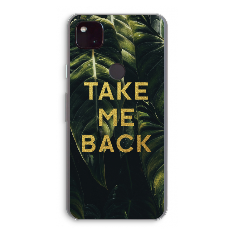 Take me back: Google Pixel 4a 5G Transparant Hoesje