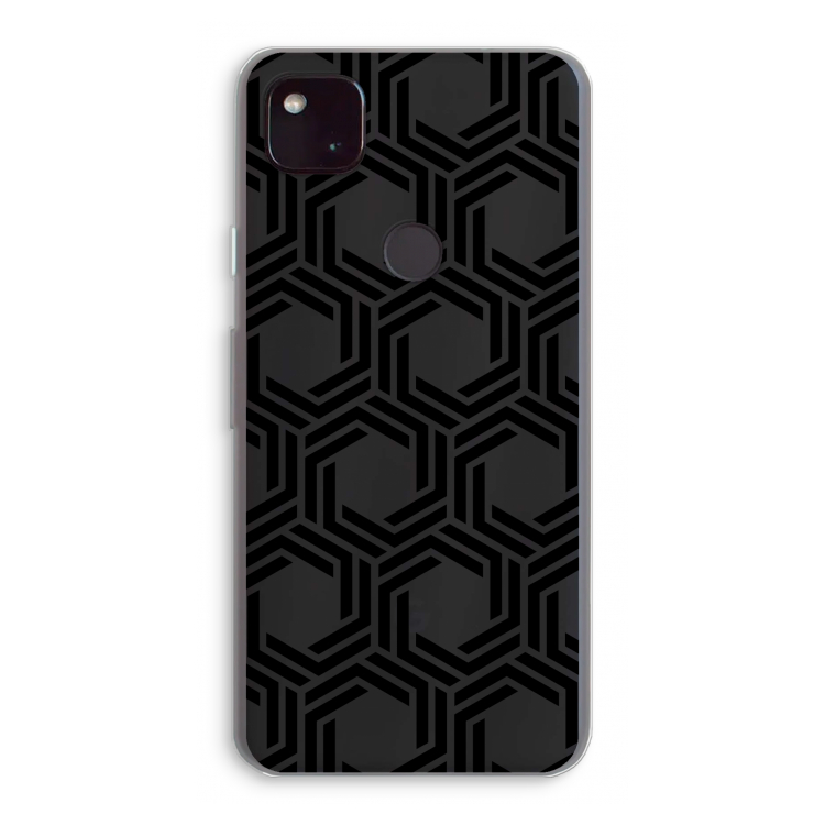 Geometrisch patroon: Google Pixel 4a 5G Transparant Hoesje