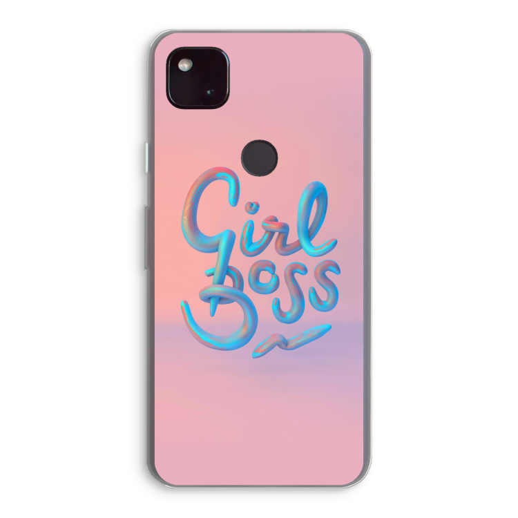 Girl boss: Google Pixel 4a 5G Transparant Hoesje