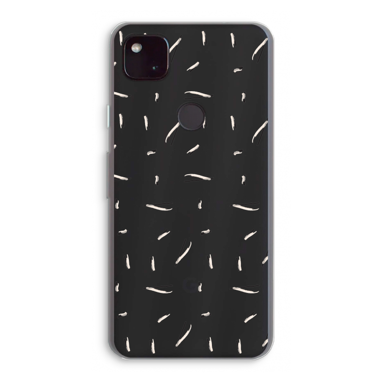 Hipster stripes: Google Pixel 4a 5G Transparant Hoesje
