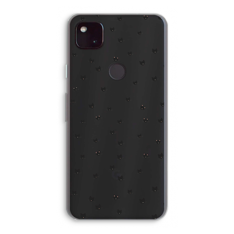 Kleine kattenkopjes: Google Pixel 4a 5G Transparant Hoesje