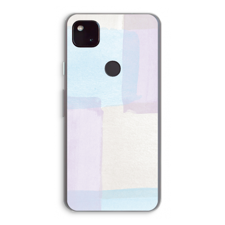 Square pastel: Google Pixel 4a 5G Transparant Hoesje