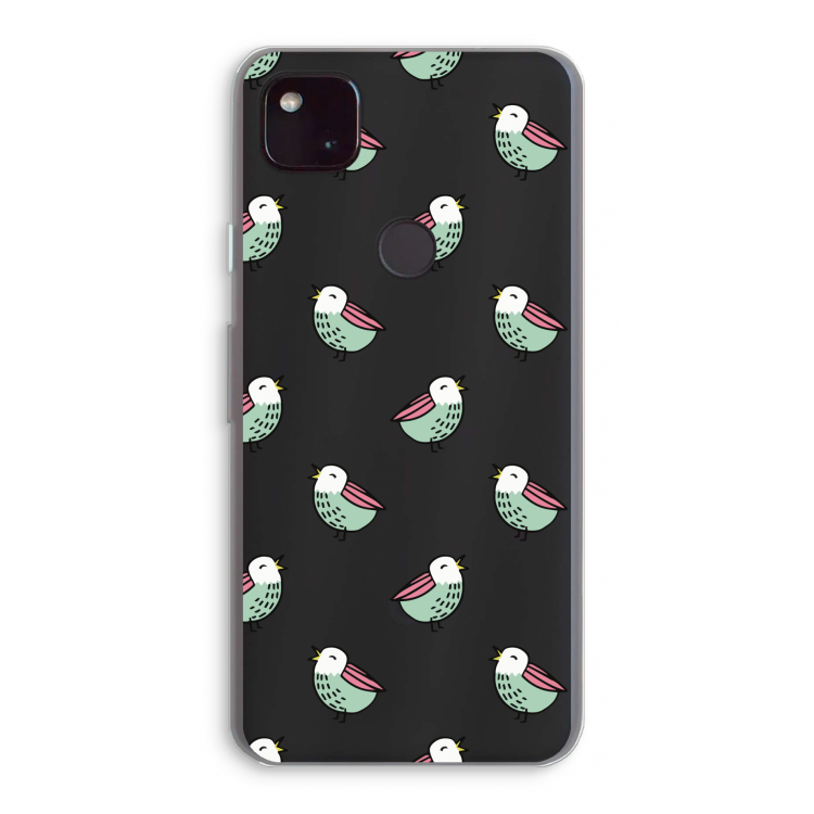Vogeltjes: Google Pixel 4a 5G Transparant Hoesje