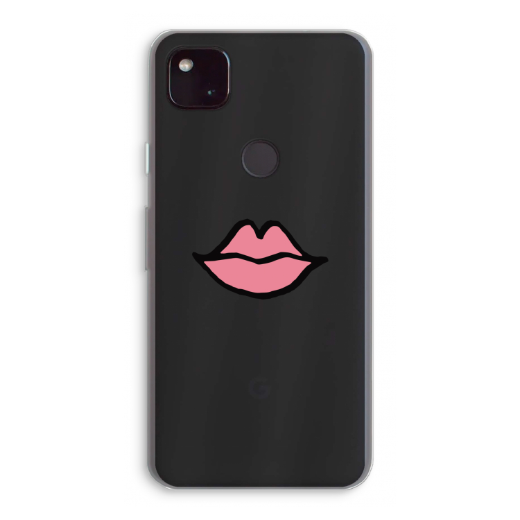 Kusje: Google Pixel 4a 5G Transparant Hoesje