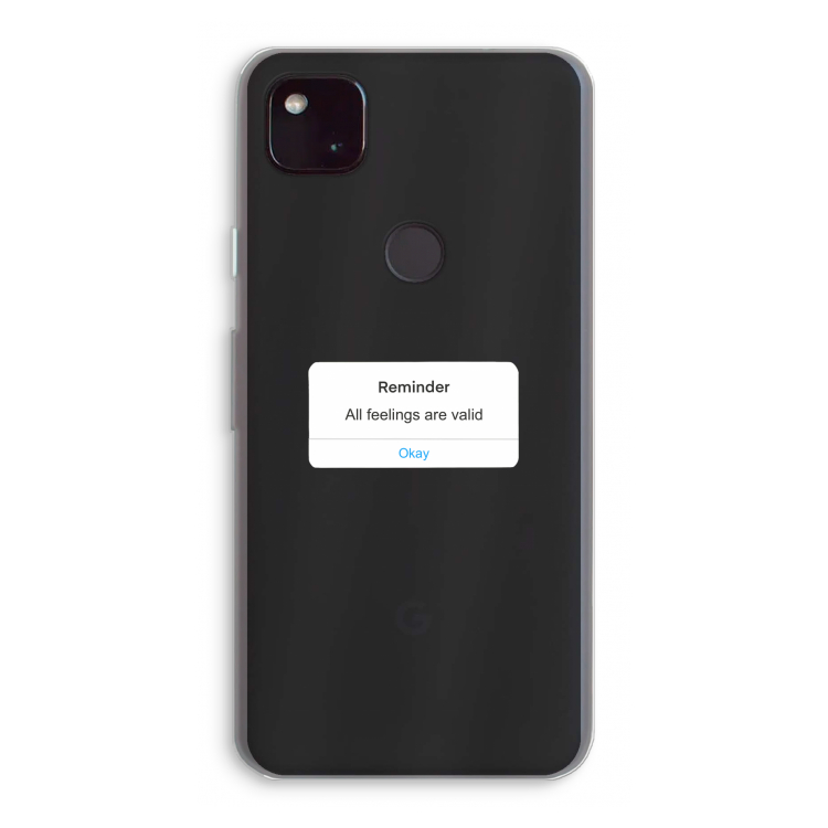 Reminder: Google Pixel 4a 5G Transparant Hoesje