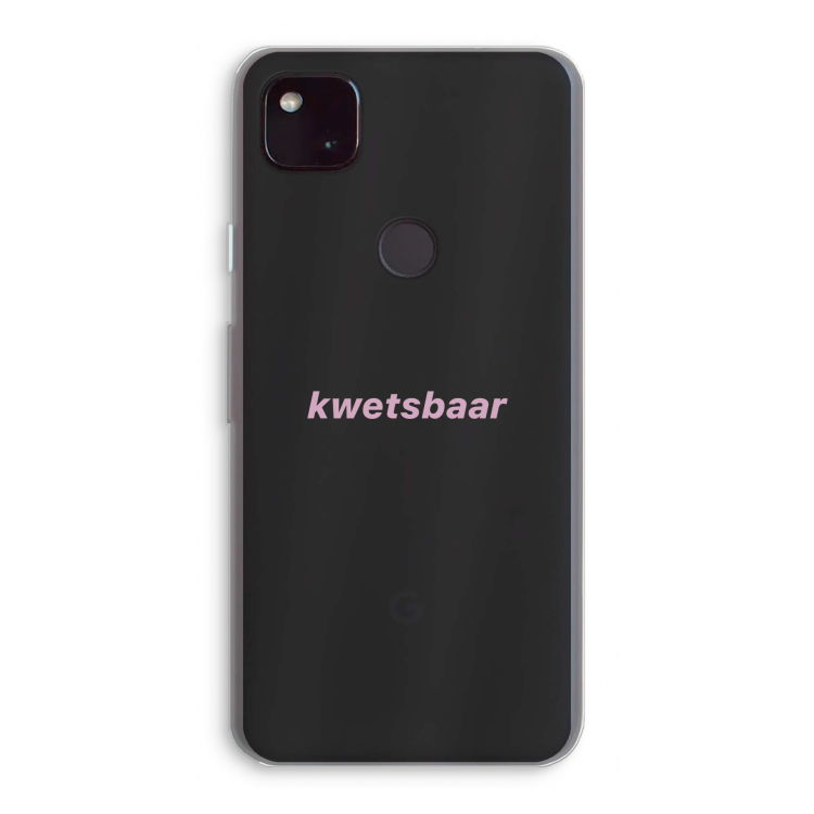 kwetsbaar: Google Pixel 4a 5G Transparant Hoesje