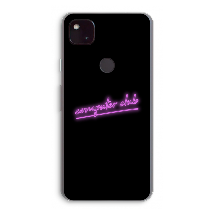 Vice Black: Google Pixel 4a 5G Transparant Hoesje