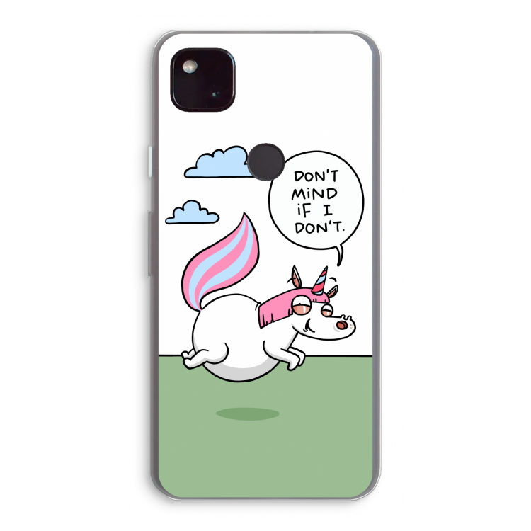 Unicorn: Google Pixel 4a 5G Transparant Hoesje