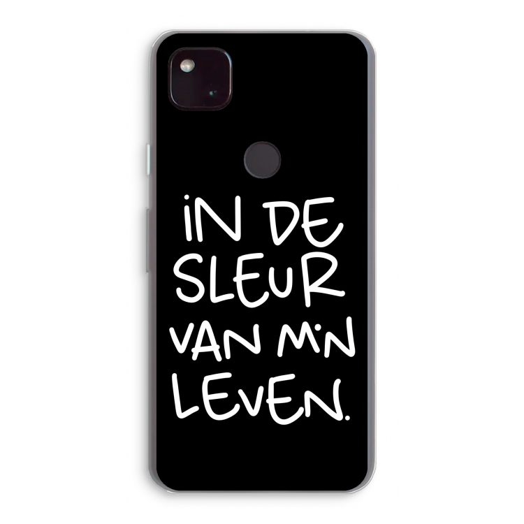 De Sleur: Google Pixel 4a 5G Transparant Hoesje