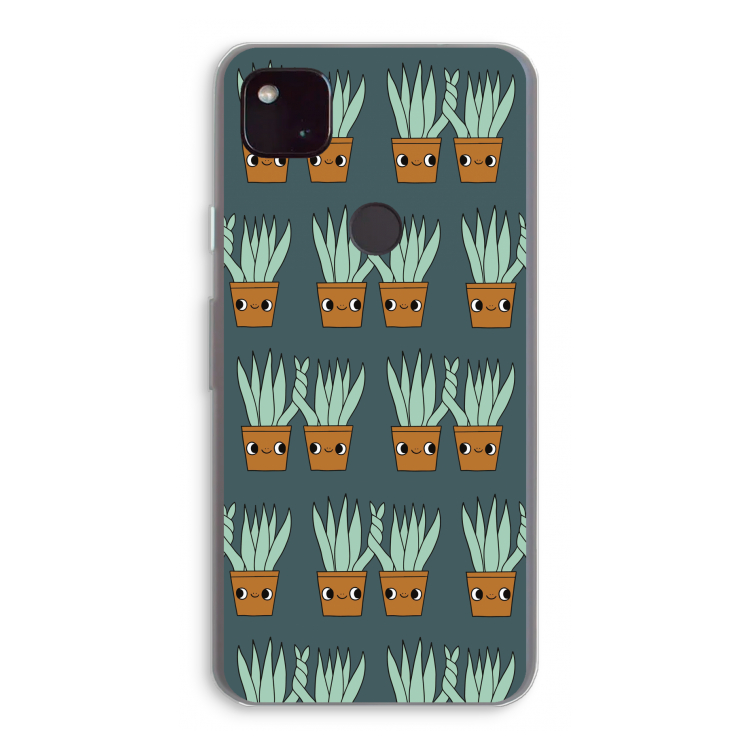 Sansevieria: Google Pixel 4a 5G Transparant Hoesje