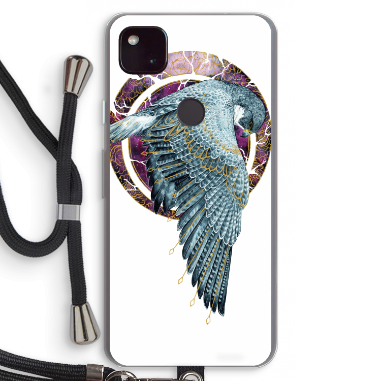 Golden Falcon: Pixel 4a 5G Transparant Hoesje met koord