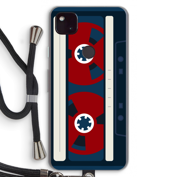 Here's your tape: Pixel 4a 5G Transparant Hoesje met koord
