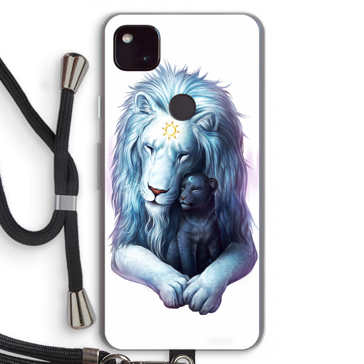 Child Of Light: Pixel 4a 5G Transparant Hoesje met koord