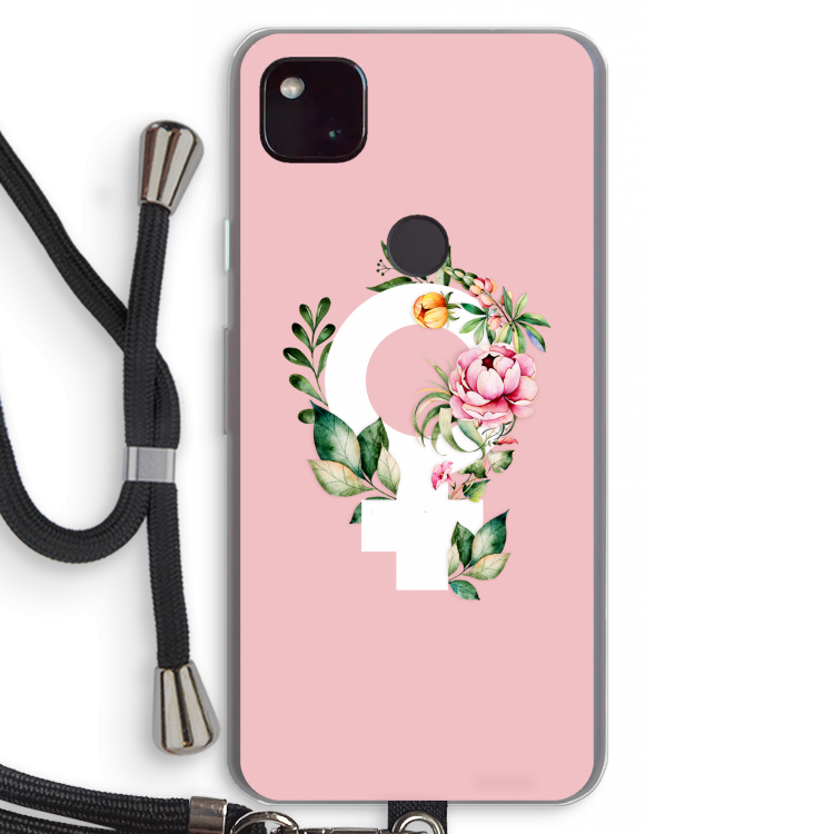 Venus: Pixel 4a 5G Transparant Hoesje met koord