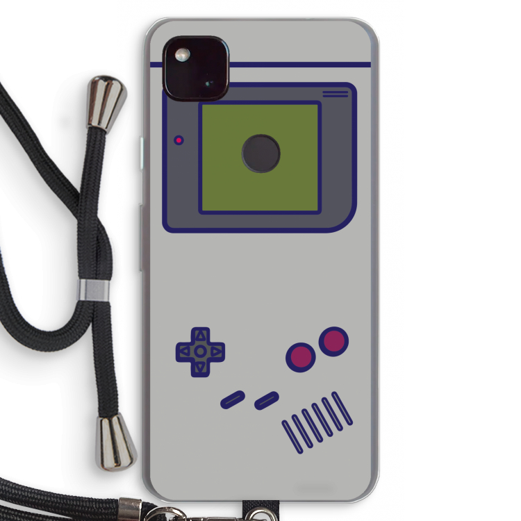 Game On: Pixel 4a 5G Transparant Hoesje met koord