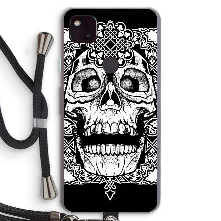 Seek & Destroy: Pixel 4a 5G Transparant Hoesje met koord