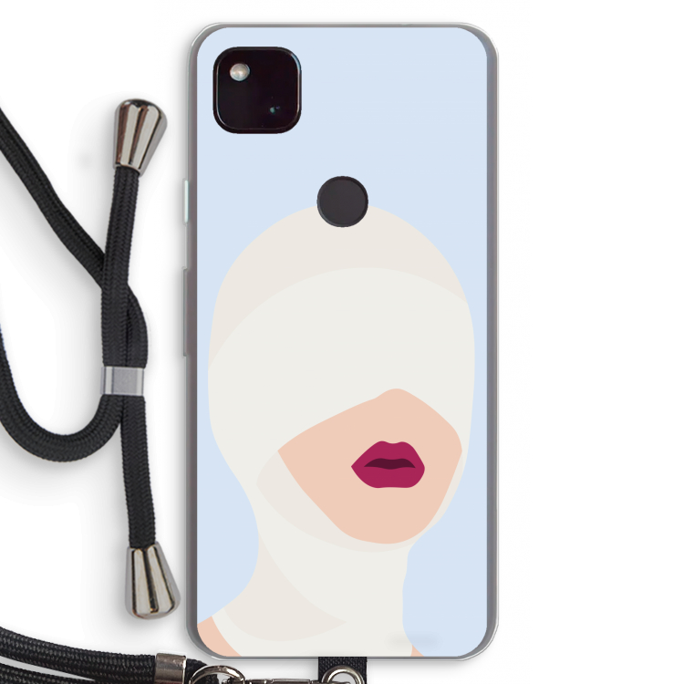 Incognito: Pixel 4a 5G Transparant Hoesje met koord
