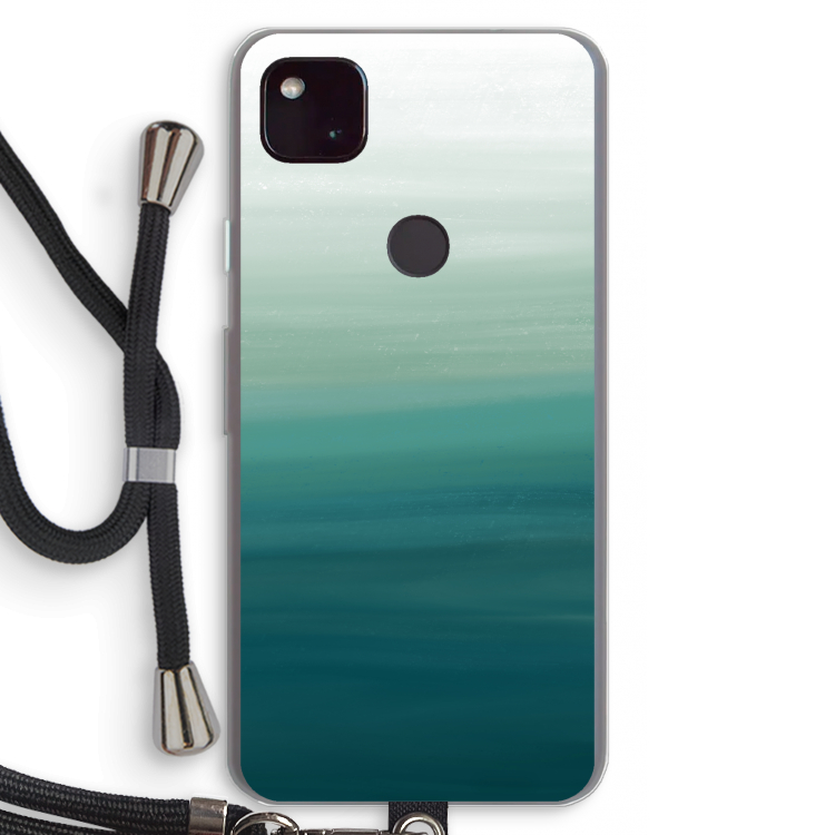 Ocean: Pixel 4a 5G Transparant Hoesje met koord