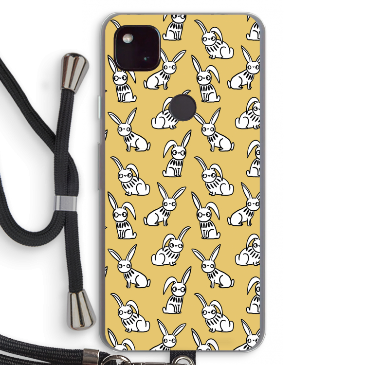 Haas: Pixel 4a 5G Transparant Hoesje met koord