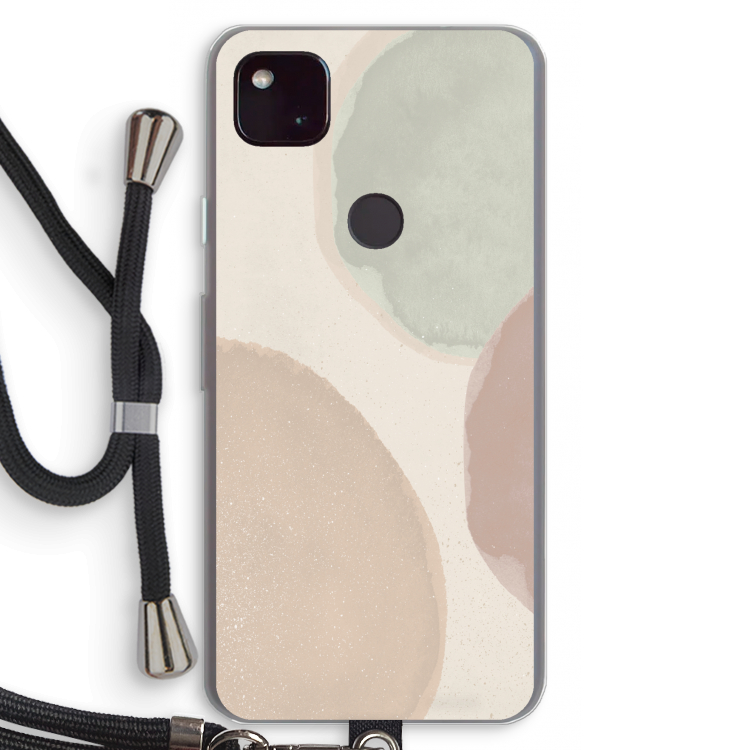 Geo #8: Pixel 4a 5G Transparant Hoesje met koord