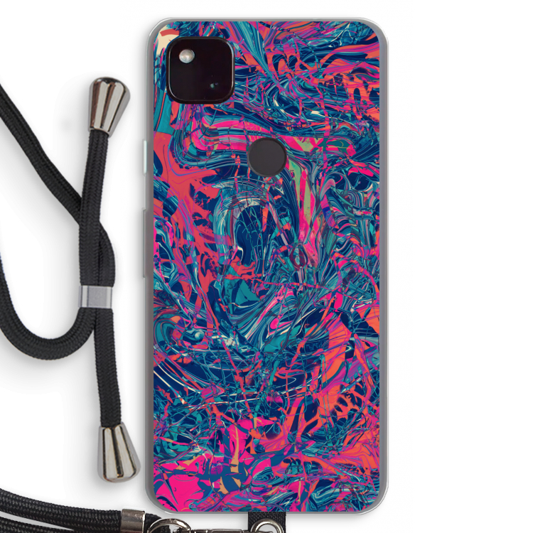 Sleeping Dreams: Pixel 4a 5G Transparant Hoesje met koord