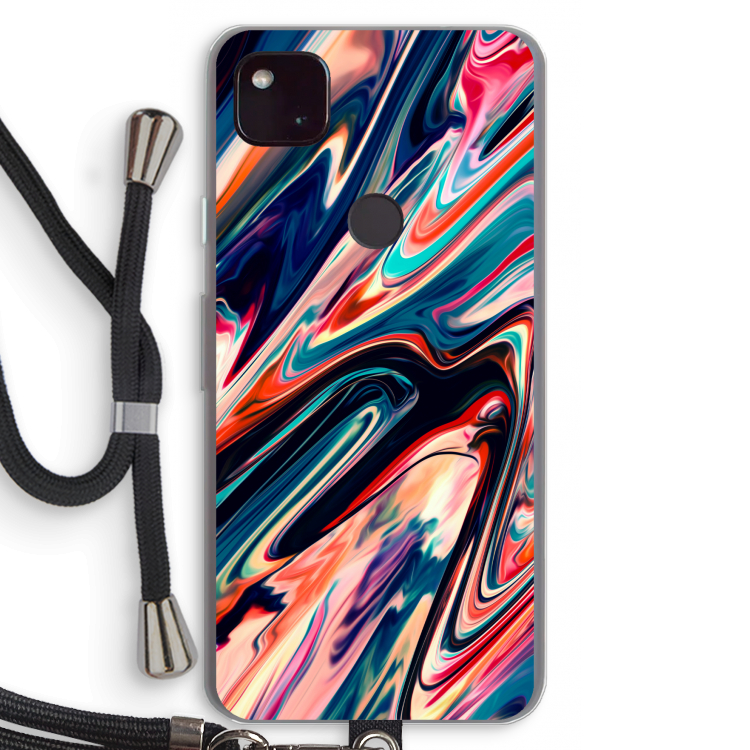 Quantum Being: Pixel 4a 5G Transparant Hoesje met koord