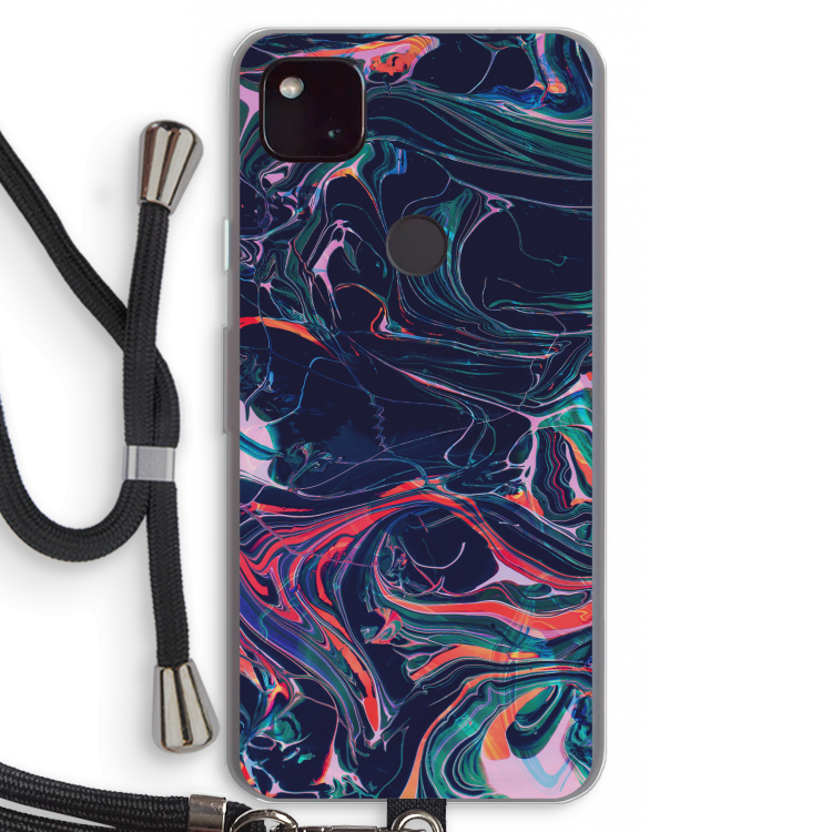 Light Years Beyond: Pixel 4a 5G Transparant Hoesje met koord