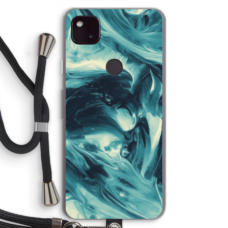 Dreaming About Whales: Pixel 4a 5G Transparant Hoesje met koord