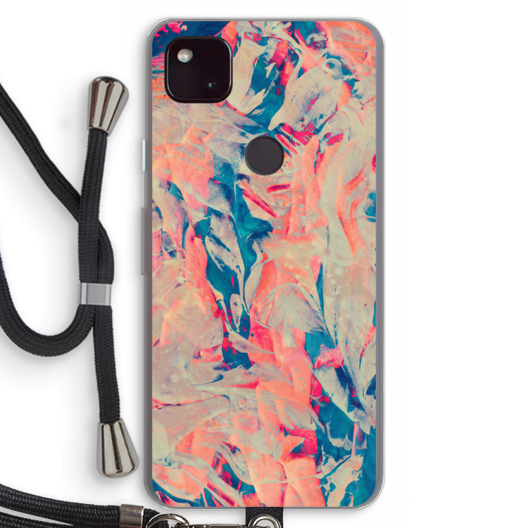 Alone: Pixel 4a 5G Transparant Hoesje met koord