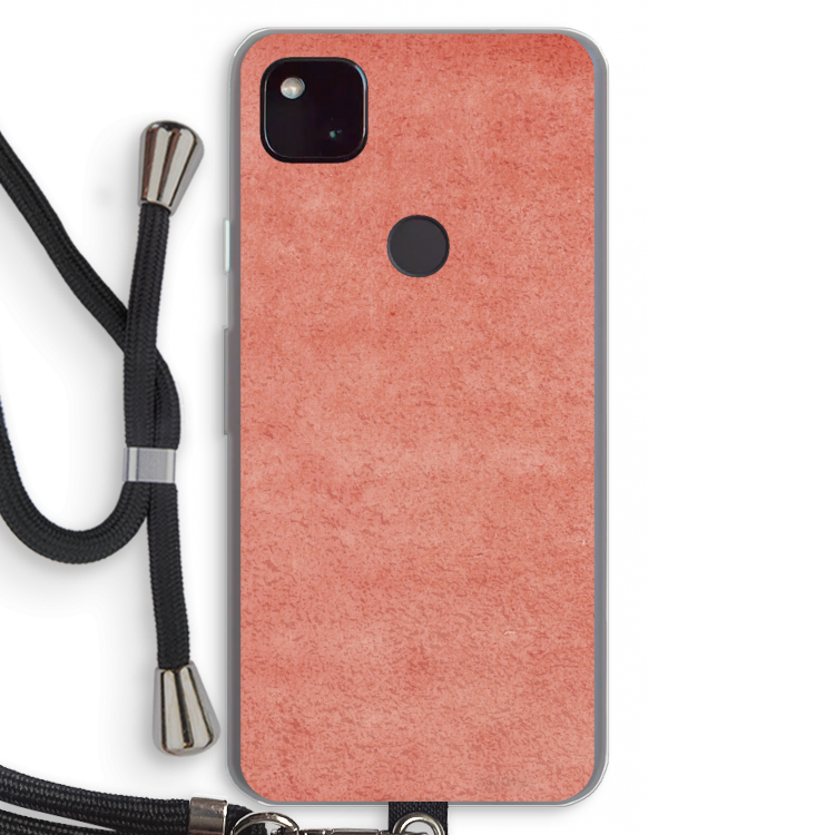 Marrakech Walls: Pixel 4a 5G Transparant Hoesje met koord