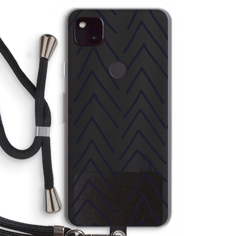 Marrakech Arrows: Pixel 4a 5G Transparant Hoesje met koord
