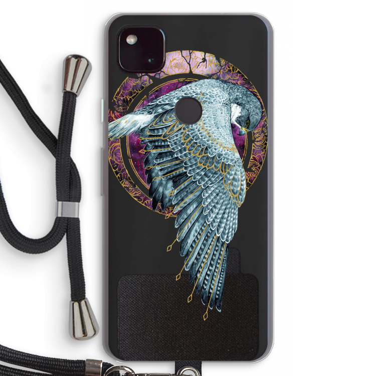 Golden Falcon: Pixel 4a 5G Transparant Hoesje met koord
