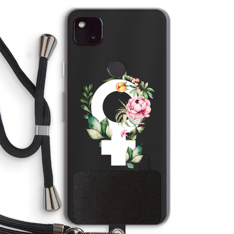 Venus: Pixel 4a 5G Transparant Hoesje met koord