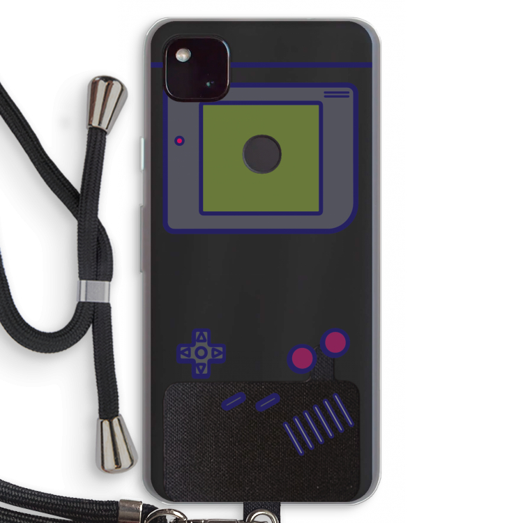 Game On: Pixel 4a 5G Transparant Hoesje met koord