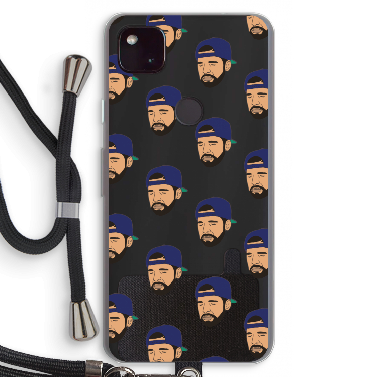 Drake Away: Pixel 4a 5G Transparant Hoesje met koord