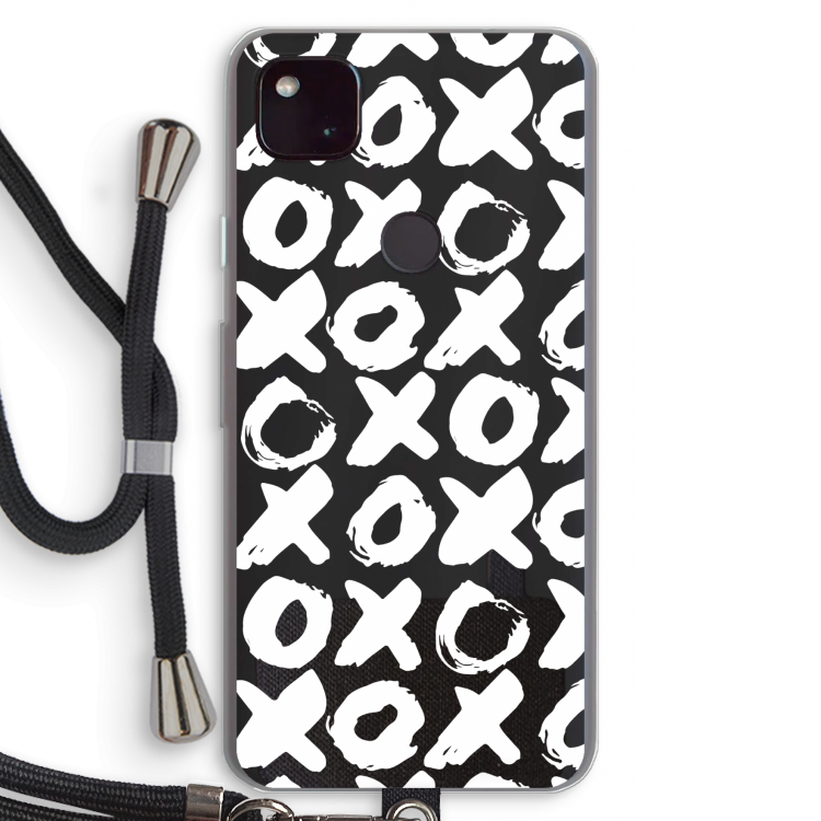XOXO: Pixel 4a 5G Transparant Hoesje met koord