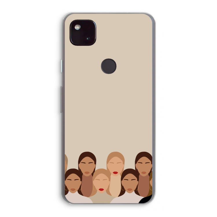 Girls girls girls: Google Pixel 4a 5G Transparant Hoesje