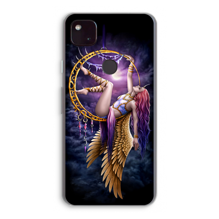Aerial Angel: Google Pixel 4a 5G Transparant Hoesje