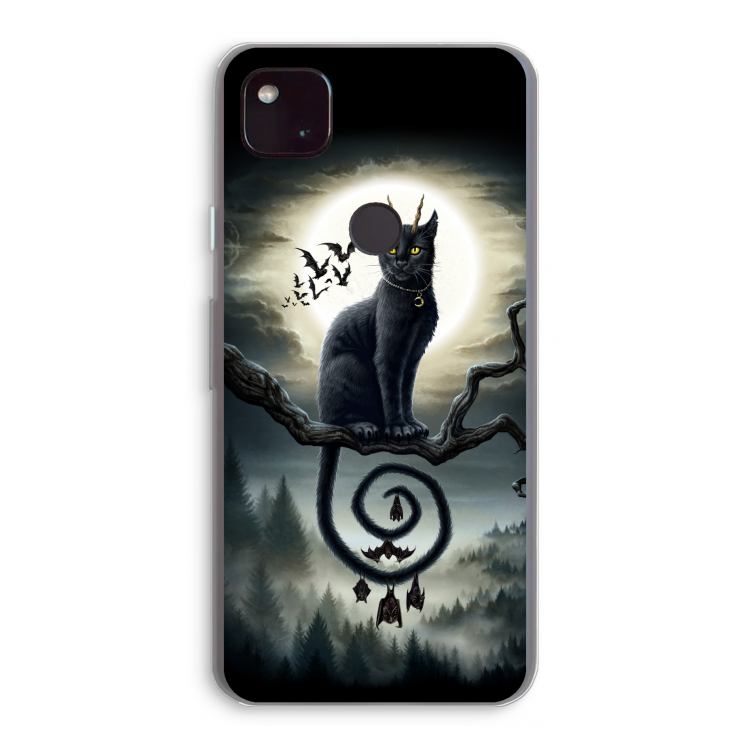 Moonlight Companions: Google Pixel 4a 5G Transparant Hoesje