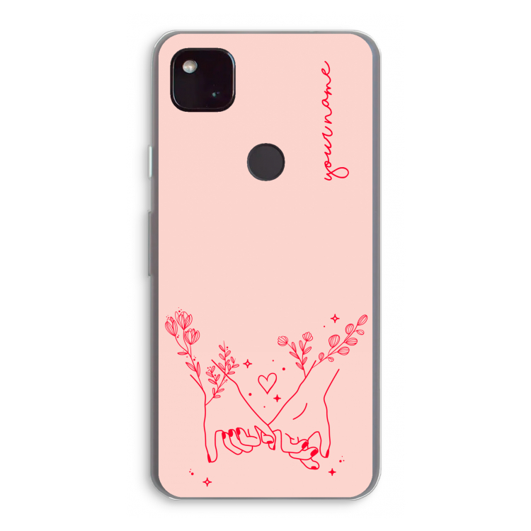 Best Friends: Google Pixel 4a 5G Transparant Hoesje