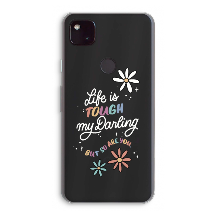Tough Life: Google Pixel 4a 5G Transparant Hoesje