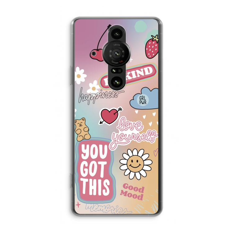 Positivity: Sony Xperia Pro-I Transparant Hoesje